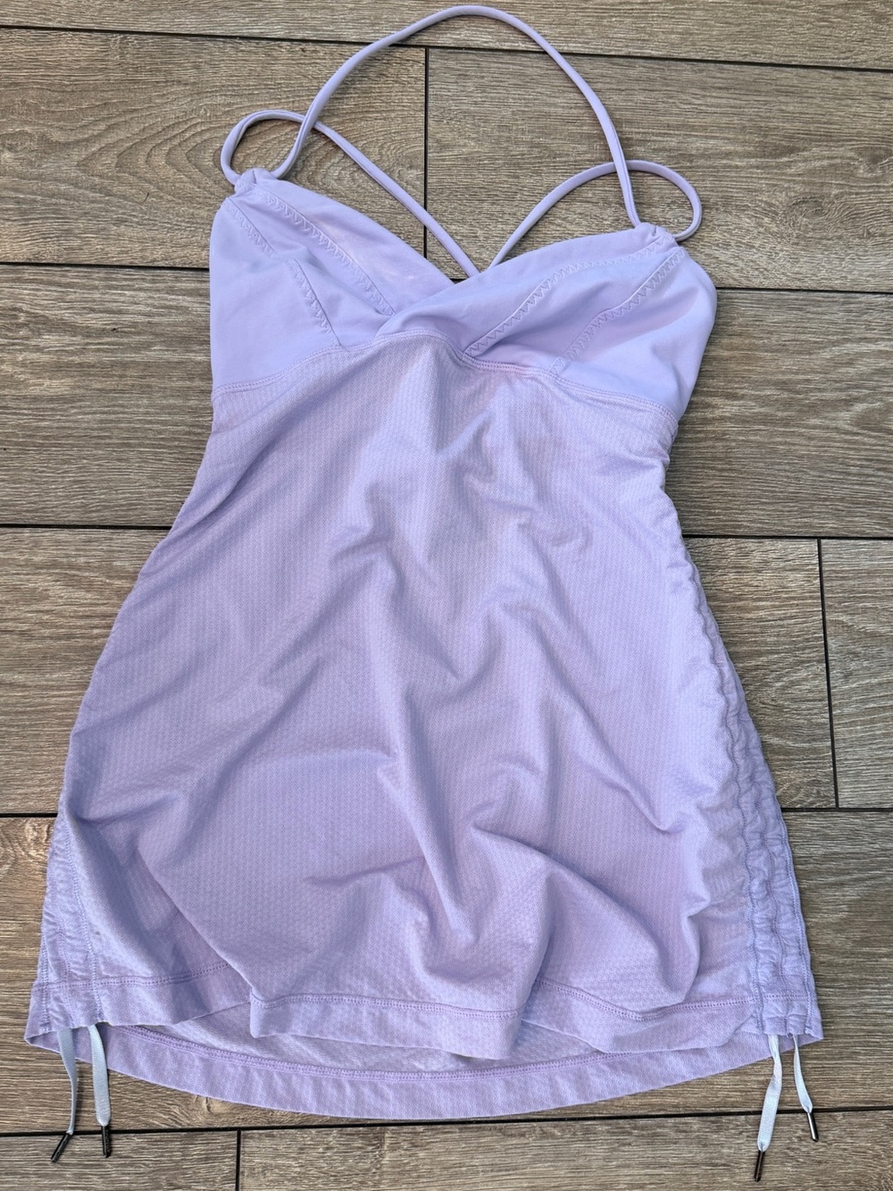 lululemon athletica Lavender Strappy Tank 6 READ FAIR